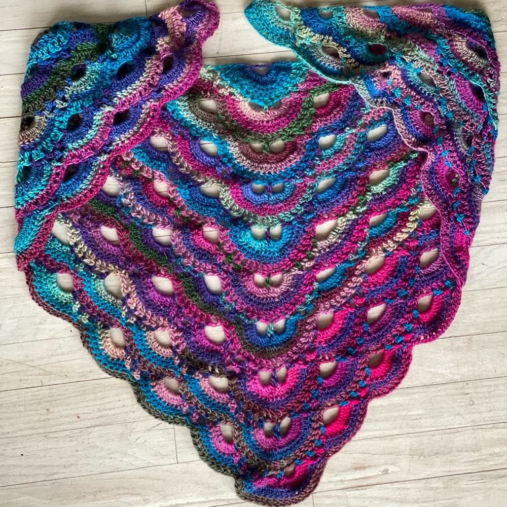 Stained Glass Shawl/scarf - Picture 2 of 3